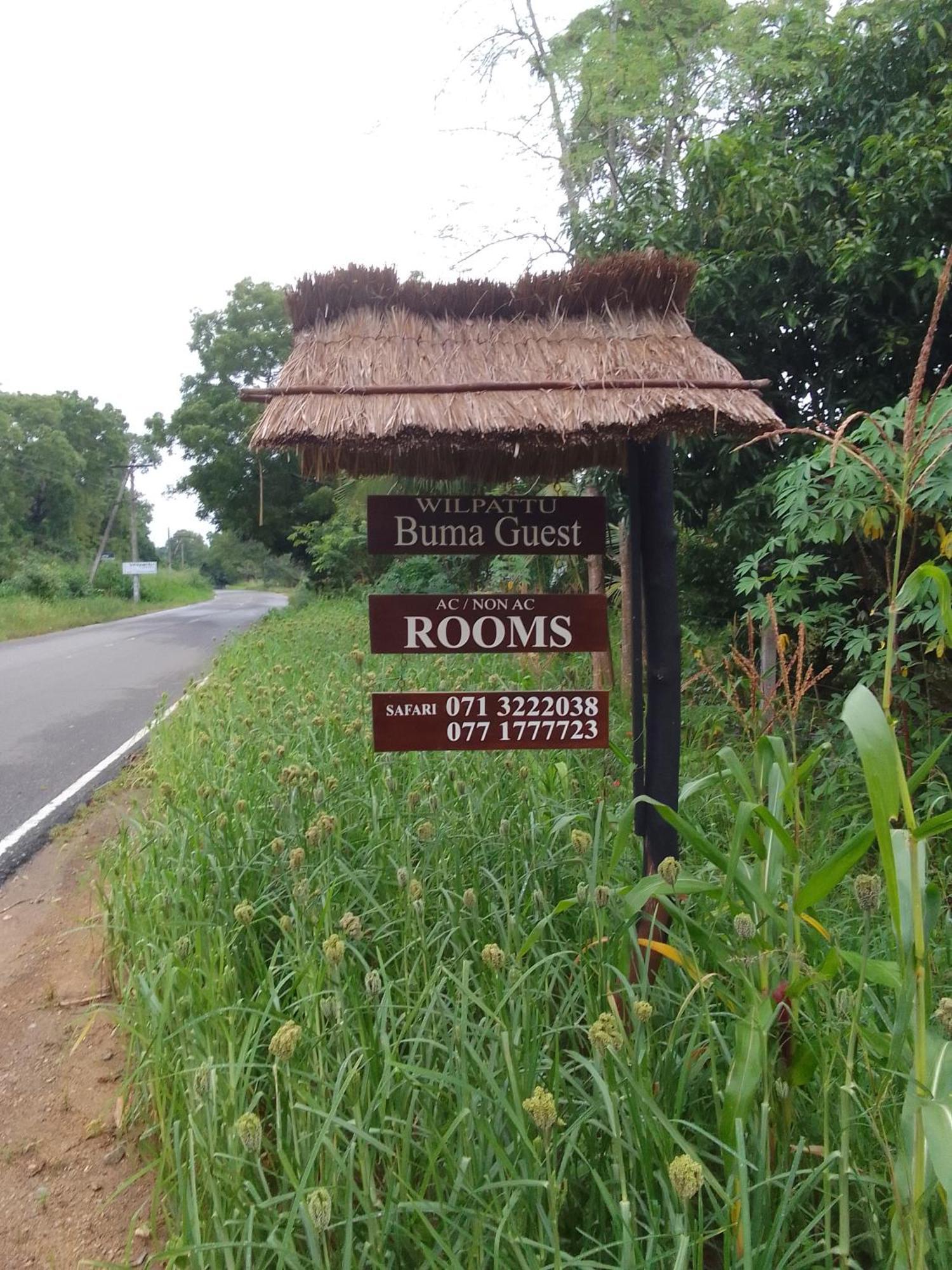 Wilpattu Buma Homestay Pahala Maragahawewa Bagian luar foto